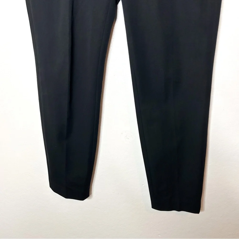 Halogen Womens Business Casual Slim‎ Straight Leg Black Trouser Pants 8